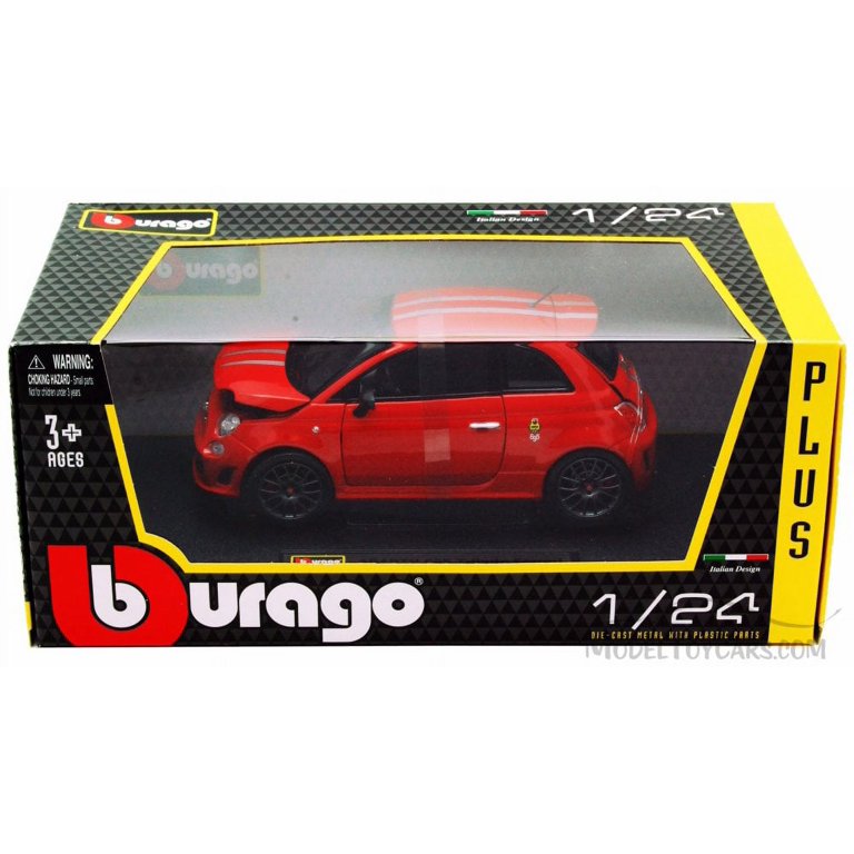 Fiat Abarth 695 Ferrari Tribute Red 1/24 Diecast Car Model