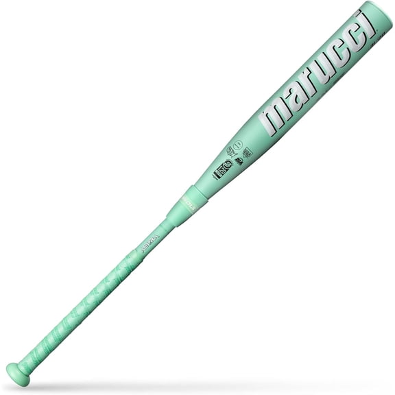 Marucci Asura Fastpitch Softball Bat for Power & Control with Gap Sync Barrel & Control Grip Handle to Minimize Vibration, Composite, All Fields & Associations, Mint | -11 Drop | 32