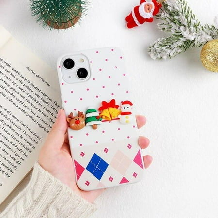 3D Doll Christmas Case For Huawei P Smart 2019 P30 Pro P20 Mate Honor X8 10I 10 20 Lite Soft New Year Gifts Cartoon Fundas Coque