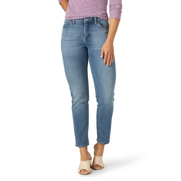 Lee Women's Ultra Lux Long Straight Jean - Walmart.com