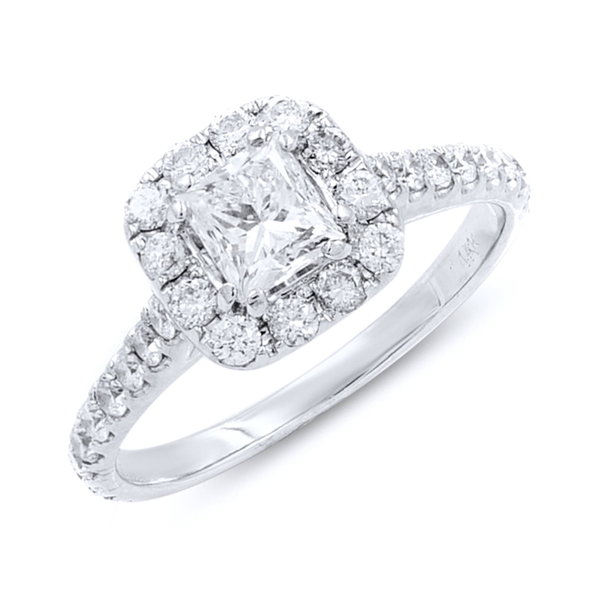 Neil Lane - Neil Lane Princess Cut Halo Set Diamond Accented Engagement  Ring 1.01 Cttw - Walmart.com - Walmart.com