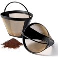 thumbnail image 1 of Filtro de café reutilizable para cafetera Ninja Dual Brew Pro, paquete de 2 filtros de repuesto permanente para cafetera de cono perfectamente compatible con Ninja Cfp kaili Sencillez, 1 of 4