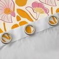 thumbnail image 4 of Feelyou Orange Cherry Blossoms Blackout Curtains Set of 2 (52x84 Each), Garden Flower Floral Window Curtains, Countryside Plant Curtains and Drapes, Blackout Curtains Home Decor, 4 of 6