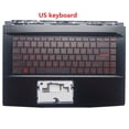 thumbnail image 1 of Nouveau pour MSI GF63 8RD MS-16R1 R2 R3 R4 R5 R6 Clavier d'Ordinateur Portable Russe Ru/US/espagnol avec Repose-Paume Couverture Supérieure Rétroéclairé Clavier US, 1 of 5