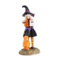 thumbnail image 2 of Zonao Halloween Witch Statue with Cauldron-7.5 Inch Resin Desktop Decor for Indoor/Outdoor,Spooky Fall Party Tabletop Ornament,Bridal Shower & Garden Shelf Decoration, 2 of 4