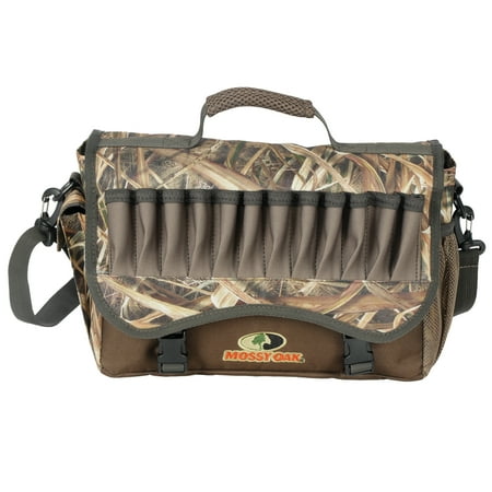 Mossy Oak Quick Hit Timber Blind Bag Belt 11.81 x 5.12 x 7.87 Mossy Oak Shadow Grass Habitat Camouflage Hunting Field Game Bag with Buckle