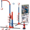 thumbnail image 1 of Set de béisbol TOMLEON 3 en 1 con soporte para pelota y lanzador de bolas, 1 of 9