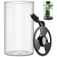 thumbnail image 2 of Desktop Glass Plant Terrarium with Grow Light for Succulent Moss, Glass Plant Terrarium Miniature Landscape Fish Tank Indoor Plant Growth Office Home Decoration Plant Lovers Gifts, 2 of 7