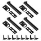 thumbnail image 1 of Juego de 4 Pestillos Deslizantes para Puerta, Color Negro, 1 of 5