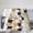 Cat, variant on Paris Eiffel Tower Throw Blanket Microfiber Flannel Blankets Lightweight for Bed Sofa Couch Camping Travel 50"x60"