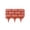 🔥 Red_Hot#2905, variant on Plastic Garden Fence Modular Landscaping Border for Courtyard Vegetable Garden Barrier Outdoor Connectable Picket Fence Panel Durable Weather Resistant Easy Install for DIY Yard Landscaping