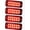 Black,yellow, variant on LED Emergenty Warning Lights, 4 Pack 12LED Safety Emergency Flashing Lights 12-24V Amber Strobe Hazard Warning Light Waterproof