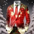 thumbnail image 5 of Mens Christmas Suit 2 Piece Funny One Button Formal Xmas Jacket Blazer And Pant Outfit Slim Fit Winter Festive Party Mens Suits, 5 of 6