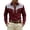 Wine, variant on MOJOGO Men's Western Shirt Floral Print Long Sleeve Cowboy Shirt Buttons Down Shirts for Party Casual Spring Summer Outfits L