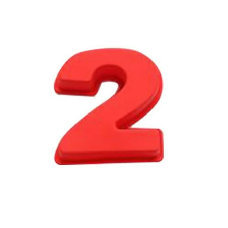 

0-8 Number Silicone Fondant Moulds Non-stick Digital-Shape Chocolate Baking Mold for Party Supplies Kitchen Baking Accessories