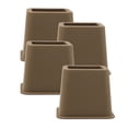 thumbnail image 4 of Elevadores de cama Gloria Elevadores ajustables de plástico 3 pulgadas 4 piezas, 4 of 9
