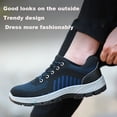 thumbnail image 3 of Steel Toe Cap Trainers Men Safety Trainers Lightweight Safety Shoes Fashion Breathable Comfortable Work Shoes EU 35-48 Blue, 3 of 6