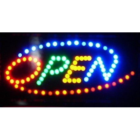 Coors Neon Lights - 2xhome Open Sign High Visible Bright 4 Colors Big Chip Led Moving Flashing Animated Neon Sign Motion Light On Off Switch Button Chain Business Cafe Bar Pub Coffee Shop Store Wall Window Display