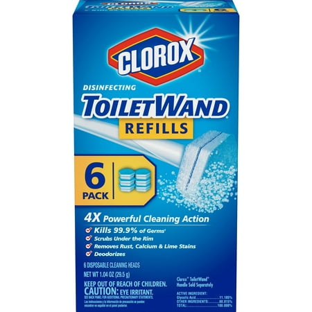 Clorox Disinfecting ToiletWand Refill Heads,