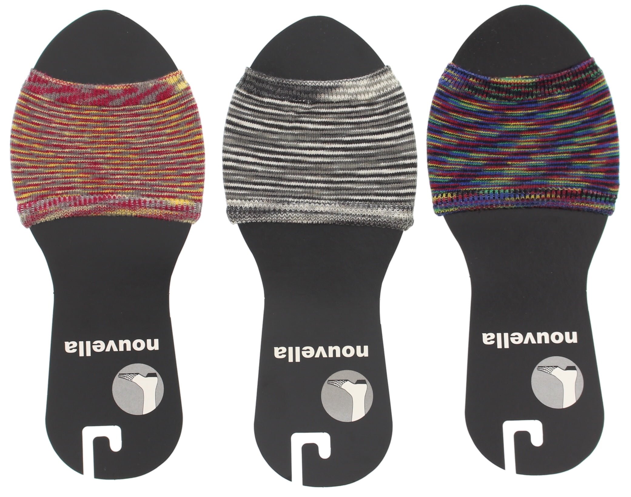 B.Ella Nouvella Women/'s Cotton Blend Open Toe Sandal Ring Socks