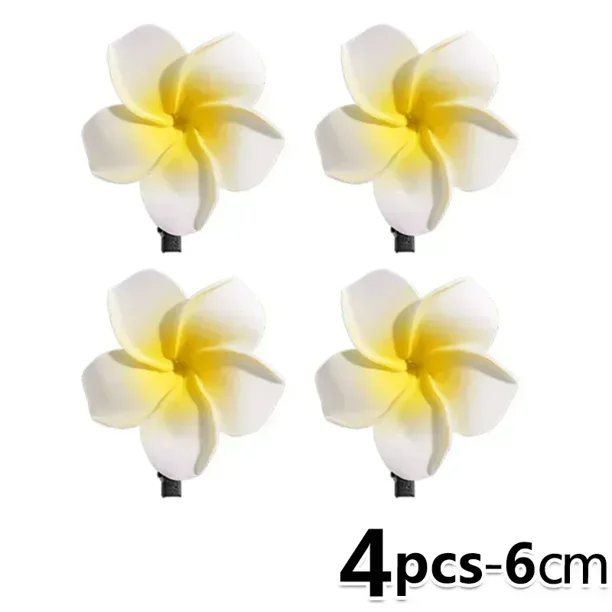 1/10 Uds. Pinzas para el cabello de flores degradadas de verano, pinzas para el cabello dulces, tocados de diseño para mujer y niña, horquilla de perl