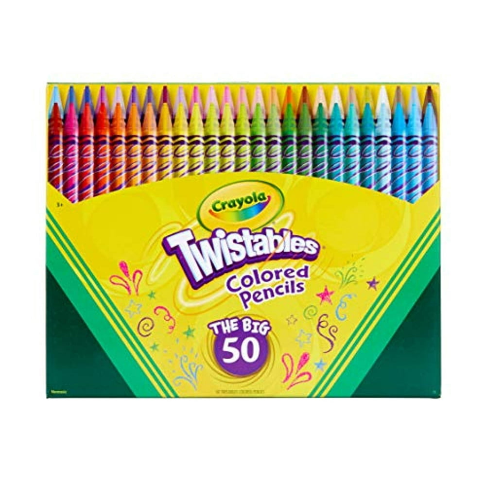 Crayola Twistables Colored Pencils 50 Count
