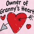thumbnail image 2 of CafePress - OWNER OF GRANNY's HEART Infant Bodysuit - Baby Light Bodysuit, Size Newborn - 24 Months, 2 of 4