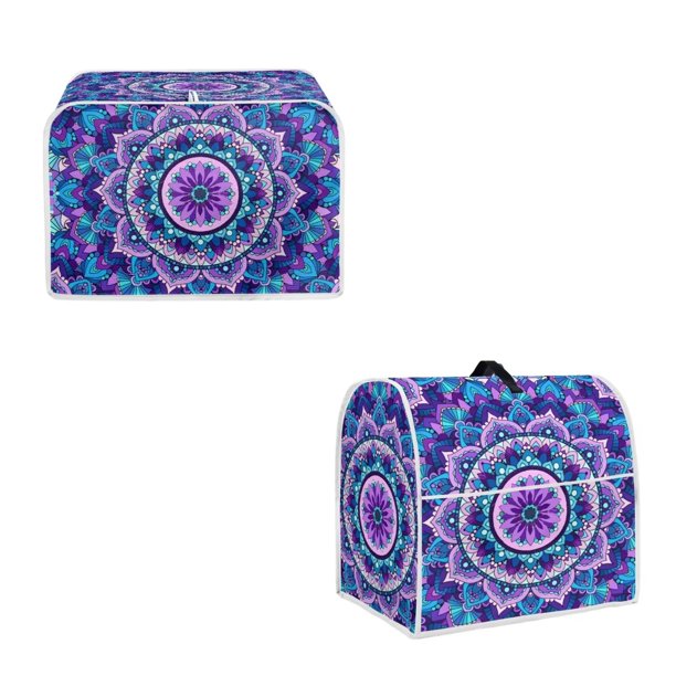 NETILGEN Boho Mandala Flowers Pattern Kitchenaid Blender Covers Food