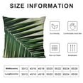 thumbnail image 5 of ARISTURING  Green Leaf Plants Throw Pillow Covers Summer Tropical Style  Cushion Cover Cases Leaves Decorative Square Case for Bed Sofa Car, 5 of 5