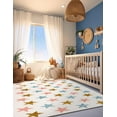 thumbnail image 3 of Unique Loom Whimsy Kids Collection Area Rug - Twinkle (5' 3" x 8' Rectangle Multi/Ivory), 3 of 9