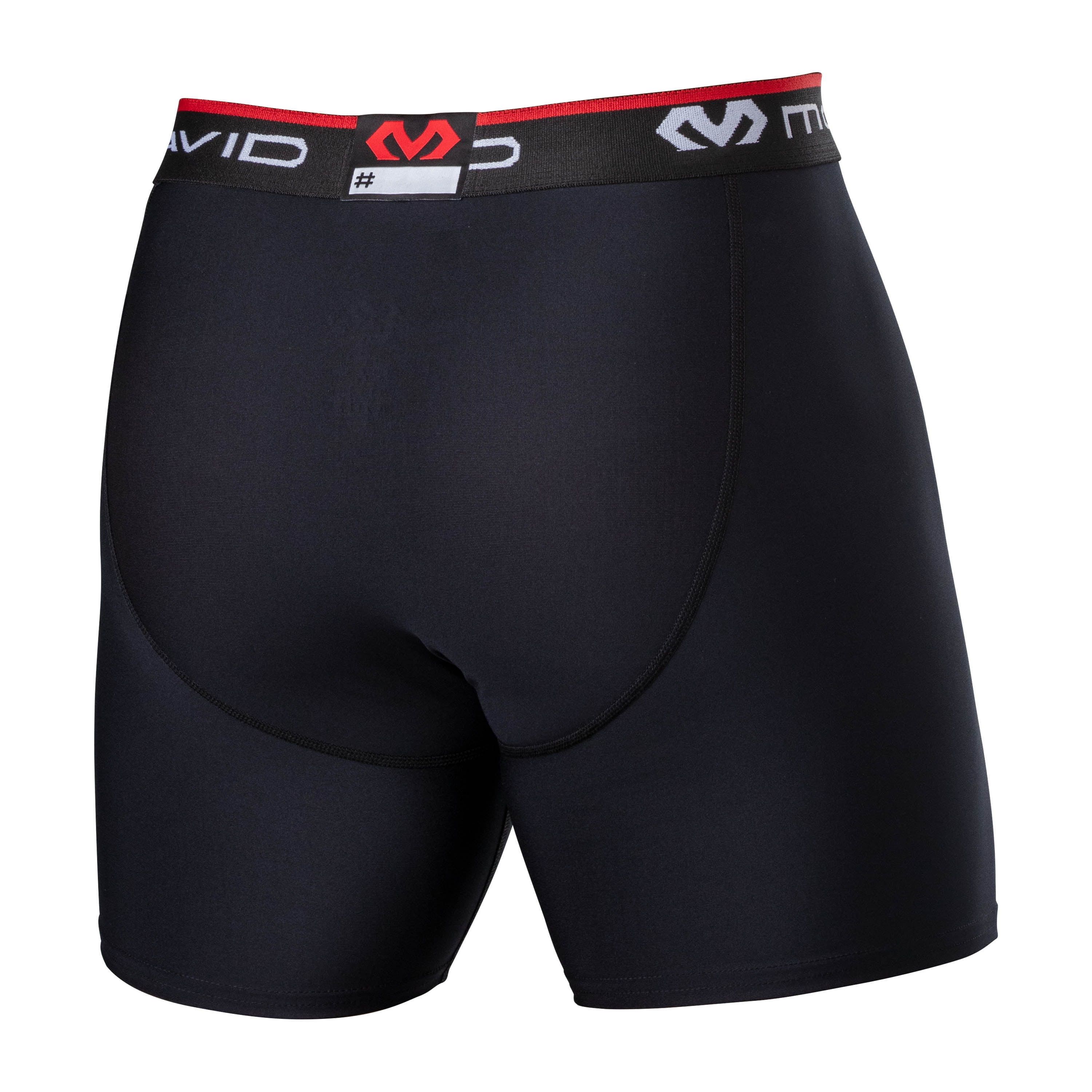 McDavid Sport Compression Athletic Shorts, White, Adult, Men's Medium