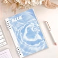 thumbnail image 4 of A5 Water Ripple Gradient Spiral Notebook, 5.51*7.99 Inch Aesthetic Pastel Journal, 120 Pages Lined Writing Notebook for Note Taking, Journaling, Daily Planning & Desk Organization, Sky Blue, 4 of 7