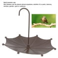 thumbnail image 3 of Comedero para pájaros ANGGREK colgante de hierro en forma de paraguas, 3 of 8