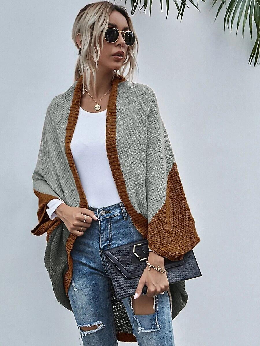 Contrast Shawl 2021 Fall New Color 