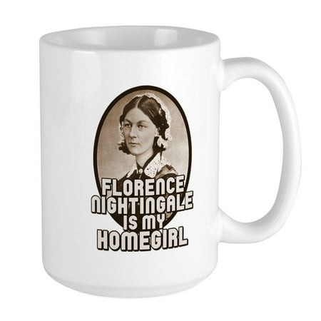 

CafePress - Florence Nightingale Large Mug - 15 oz Ceramic Large Mug