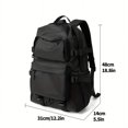 thumbnail image 2 of Men's Simple Casual Large Capacity Backpack Travel Bag School Bag, 2 of 5