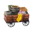 thumbnail image 2 of Maceta Cola para carrito soporte de flores antiguo patio oficina decoración al aire libre, 2 of 7