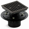 thumbnail image 2 of Square Design Tile-In Shower Drain, Oil-Rubbed Bronze, 2 of 5