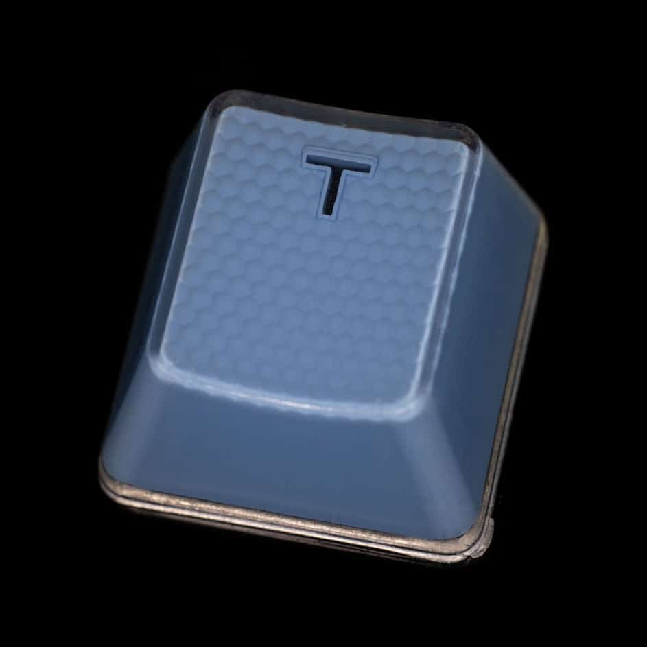 Acrylic Honeycomb Keycaps - Blue