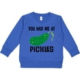 thumbnail image 2 of Inktastic You Had Me at Pickles Toddler Sweatshirt, 2 of 4