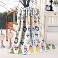 thumbnail image 2 of Multicolor Christmas Pattern Blanket,Comfortable Soft Flannel Throw Blanket,All Season,Warm Lightweight Blankets for Sofa Bed Couch Living Room Chair,60"x80", 2 of 4