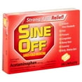SineOff Sinus/Cold Medicine Caplets, 24 Count