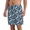 thumbnail image 2 of Fotbe A Japanese Great Wave Trajes de Baño Estampados para Hombre, Shorts de Verano de Secado Rápido, Ropa de Playa, Bañadores-X-Large, 2 of 6