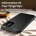 thumbnail image 5 of Compatible with Samsung Galaxy A56 5G Phone Case with Card Holder, Smart Window, Leather Phone Cover, 5 of 5