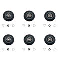 thumbnail image 1 of 6 Piece Suitable for W10314173 Dryer Drum Wheel Suitable for W10314173 8536973 8536974 AP6019303 PS11752609, 1 of 5
