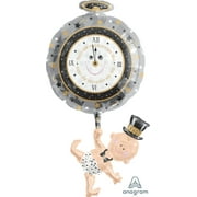 39" HAPPY NEW YEAR Countdown Balloon Large Shape Foil Mylar Balloon Party Supplies Decorations Foil Mylar Balloon