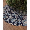 thumbnail image 2 of Blue Boho Christmas Tree Skirt 36 Inches Large Christmas Skirt Tree, Modern Geometric Abstract Art Vintage Tree Skirt Christmas Decorations for Fireplace Party Holidays Indoor Outdoor, 2 of 7