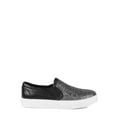 thumbnail image 2 of Slip On Glitter Women's Sneakers in Black, 2 of 3