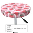 thumbnail image 2 of Uemuo Strawberries Pattern Round Bar Stool Seat Covers Washable Stool Cushion Slipcover Elastic Bar Chair Covers-12 inch, 2 of 7