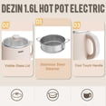 thumbnail image 2 of Olla eléctrica DEZIN Rapid Noodles Cooker 1.6 L con vaporizador, 2 of 6